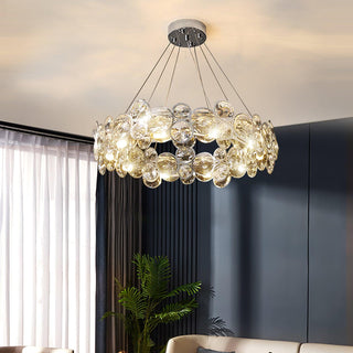 Chrome Round Crystal Chandelier Arkstarhome