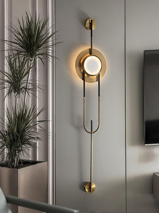 Circular Marble Wall Light Arkstarhome