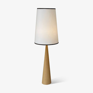 Faux Wood Conical Floor Lamp Ledecoo