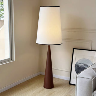 Faux Wood Conical Floor Lamp Ledecoo