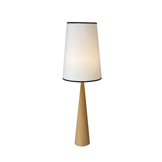 Faux Wood Conical Floor Lamp Ledecoo