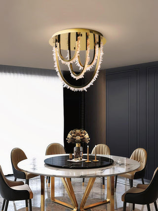 Crystal Corde Ceiling Light Arkstarhome