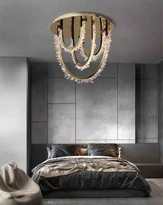 Crystal Corde Ceiling Light Arkstarhome
