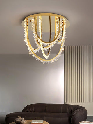 Crystal Corde Ceiling Light Arkstarhome