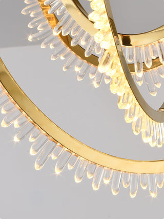 Crystal Corde Ceiling Light Arkstarhome