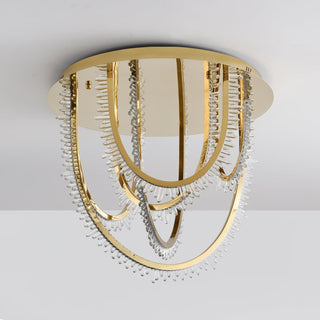 Crystal Corde Ceiling Light Arkstarhome
