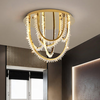 Crystal Corde Ceiling Light Arkstarhome
