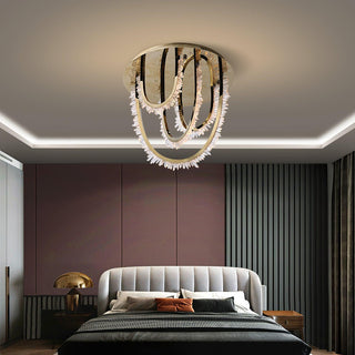 Crystal Corde Ceiling Light Arkstarhome