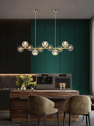Crystal Glass Ball Chandelier Arkstarhome