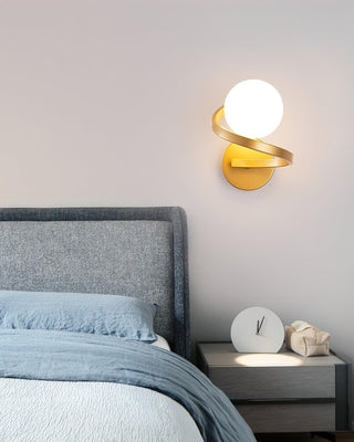 Curved Brass Wall Lamp Arkstarhome