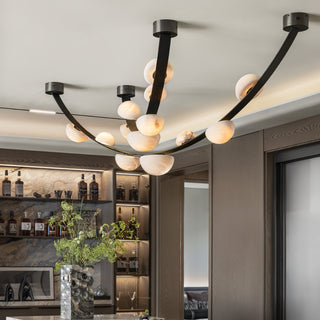 Dew Drops Alabaster Chandelier Arkstarhome