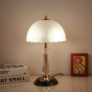 Domed Glass Table Light Ledecoo