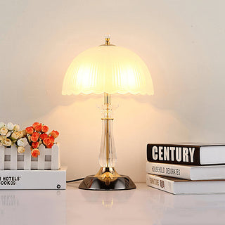 Domed Glass Table Light Ledecoo
