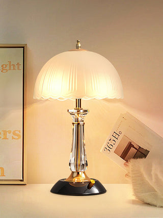 Domed Glass Table Light Ledecoo