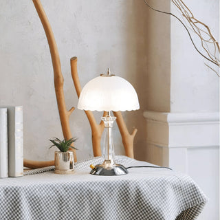 Domed Glass Table Light Ledecoo