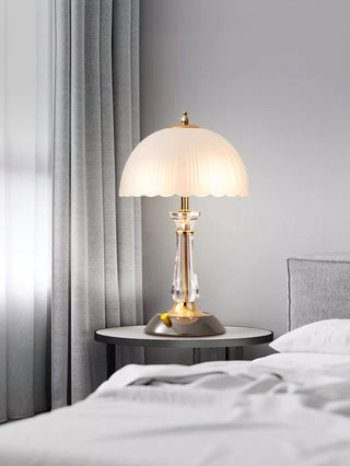 Domed Glass Table Light Ledecoo
