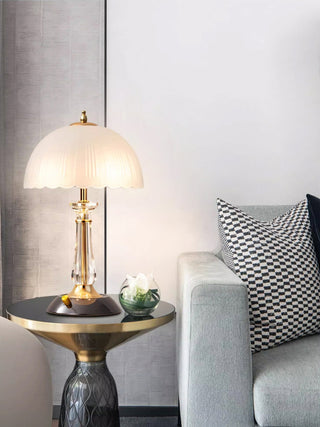 Domed Glass Table Light Ledecoo