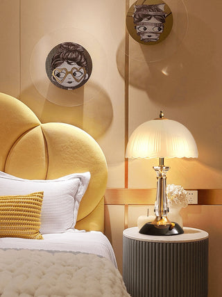 Domed Glass Table Light Ledecoo