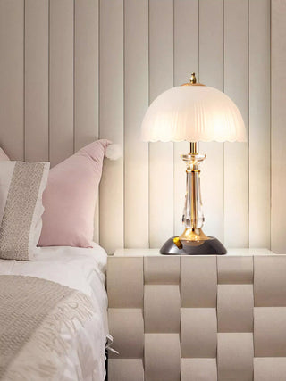 Domed Glass Table Light Ledecoo