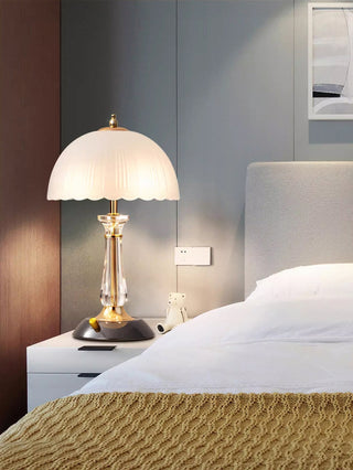 Domed Glass Table Light Ledecoo