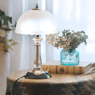 Domed Glass Table Light Ledecoo