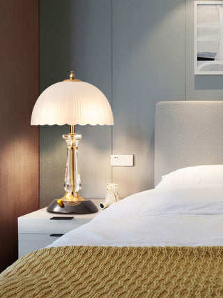 Domed Glass Table Light Ledecoo