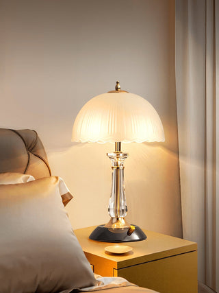 Domed Glass Table Light Ledecoo