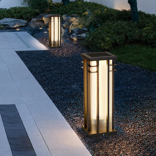 Double Axis Outdoor Post Lamp Ledecoo