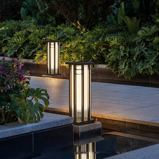 Double Axis Outdoor Post Lamp Ledecoo