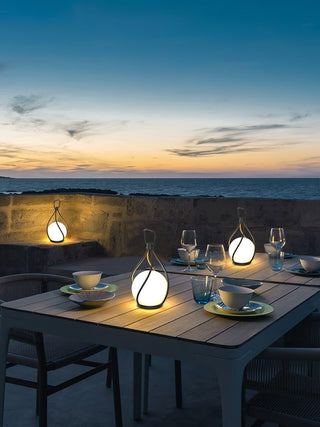Eclisse Orb Lantern Rechargeable Table lamp Ledecoo