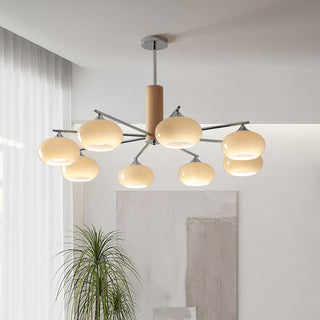 Elliptical Persimmon Chandelier Arkstarhome