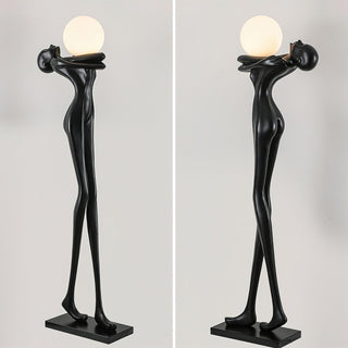 Embrace Ball Sculpture Floor Lamp Ledecoo