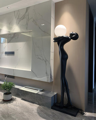 Embrace Ball Sculpture Floor Lamp Ledecoo