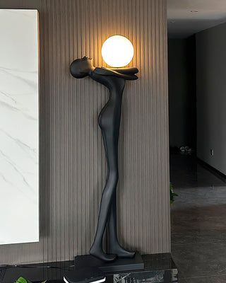 Embrace Ball Sculpture Floor Lamp Ledecoo