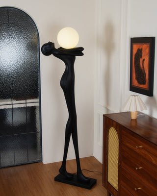 Embrace Ball Sculpture Floor Lamp Ledecoo