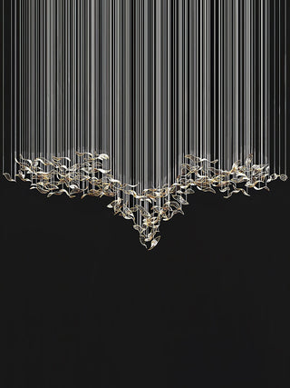 Fluttering Leaves Chandelier Arkstarhome