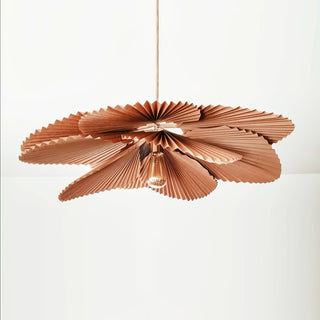 Folded Leaf Lotus Pendant Lamp Arkstarhome