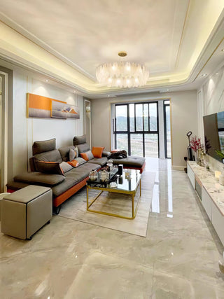 Glass Feather Chandelier Arkstarhome