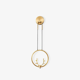 Golden Antler Wall Light Arkstarhome