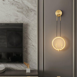 Golden Antler Wall Light Arkstarhome