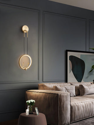 Golden Antler Wall Light Arkstarhome