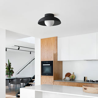 Harper Glass Dome Ceiling Lamp Arkstarhome