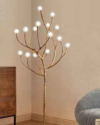 Imitation Wood Floor Lamp Ledecoo