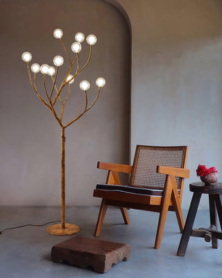 Imitation Wood Floor Lamp Ledecoo