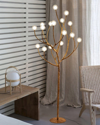 Imitation Wood Floor Lamp Ledecoo