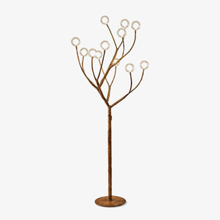 Imitation Wood Floor Lamp Ledecoo