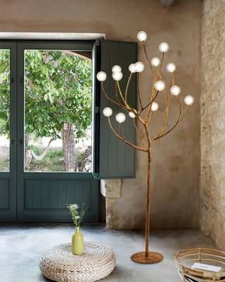 Imitation Wood Floor Lamp Ledecoo
