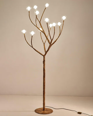 Imitation Wood Floor Lamp Ledecoo