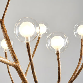 Imitation Wood Floor Lamp Ledecoo