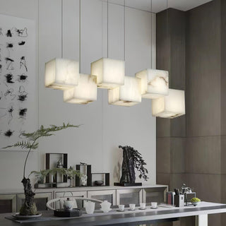 Alabaster Box Chandelier Arkstarhome